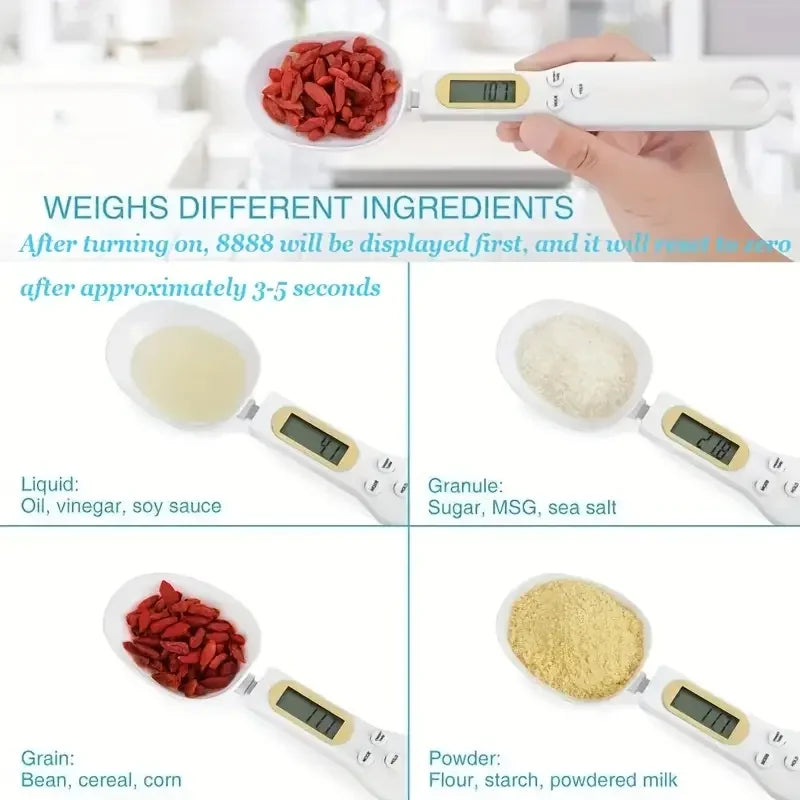 Digital Kitchen Scale Electronic LCD Food Scale 0.1-500g